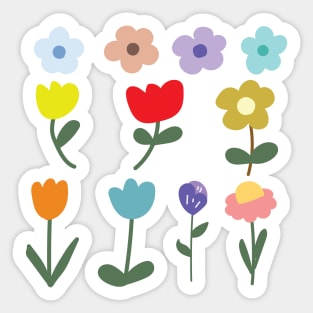 kawai flowers Sticker